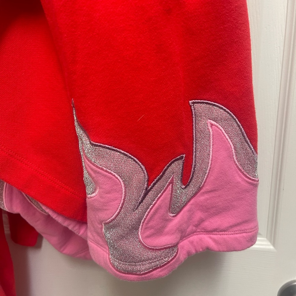 Lazy Oaf Cropped Flame Sweater - Picture 9 of 11